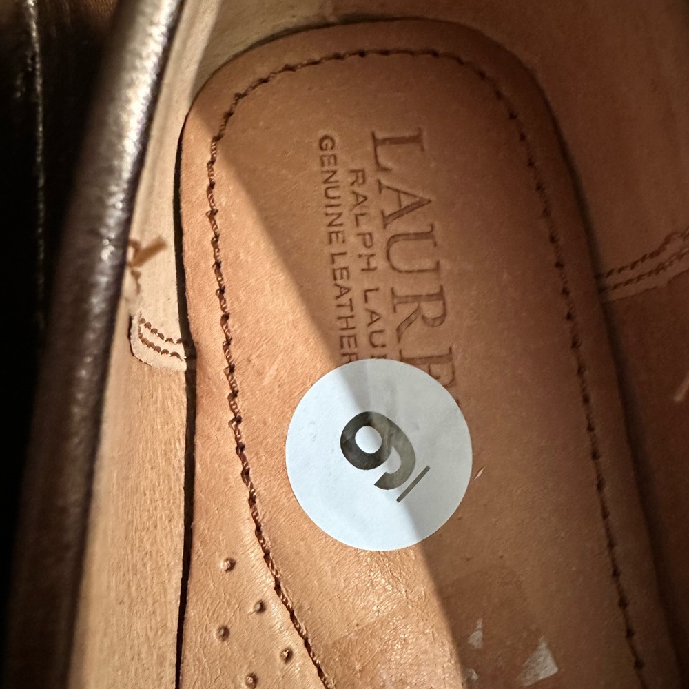 Lauren Ralph Lauren copper colored, slip on loafer. Size 9. - Picture 5 of 7